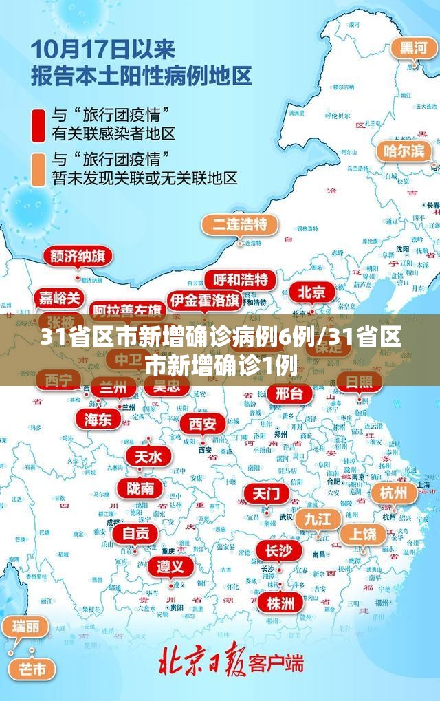 31省区市新增确诊病例6例/31省区市新增确诊1例 31省区市新增确诊病例6例/31省区市新增确诊1例