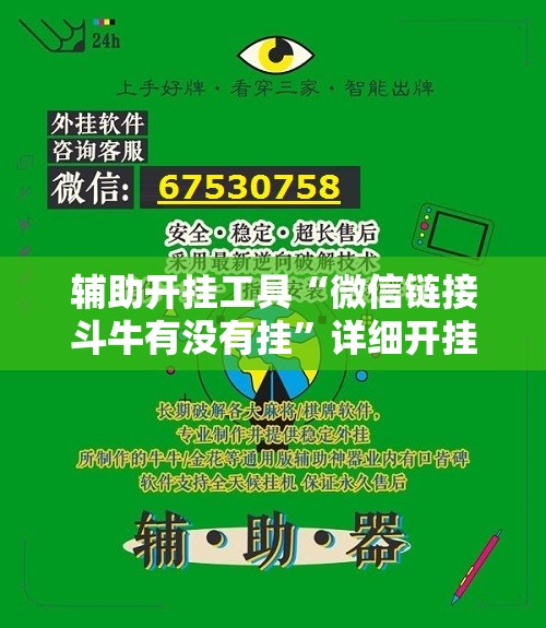辅助开挂工具“微信链接斗牛有没有挂	”详细开挂教程