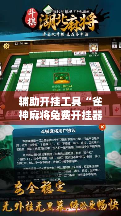 辅助开挂工具“雀神麻将免费开挂器下载(透视)”开挂辅助脚本+详细开挂安装教程