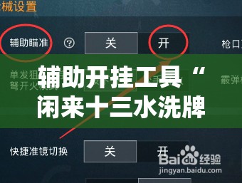 辅助开挂工具“闲来十三水洗牌技巧”详细开挂教程