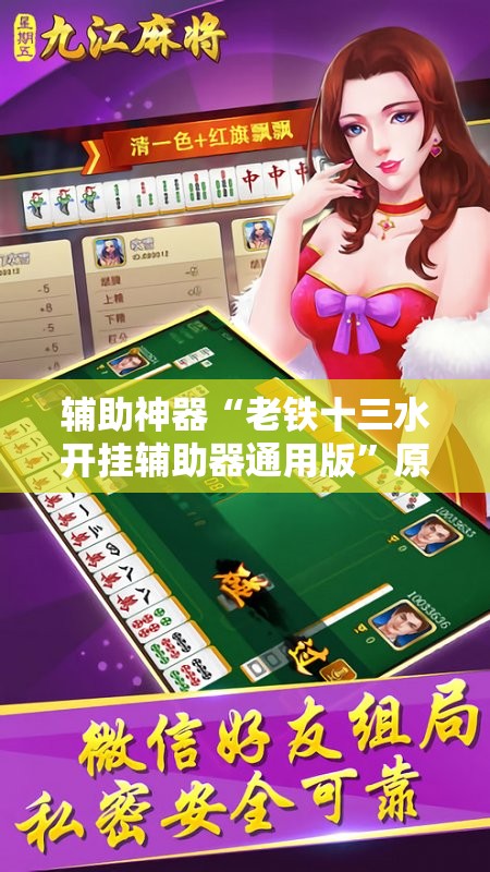 辅助神器“老铁十三水开挂辅助器通用版”原来可以开挂