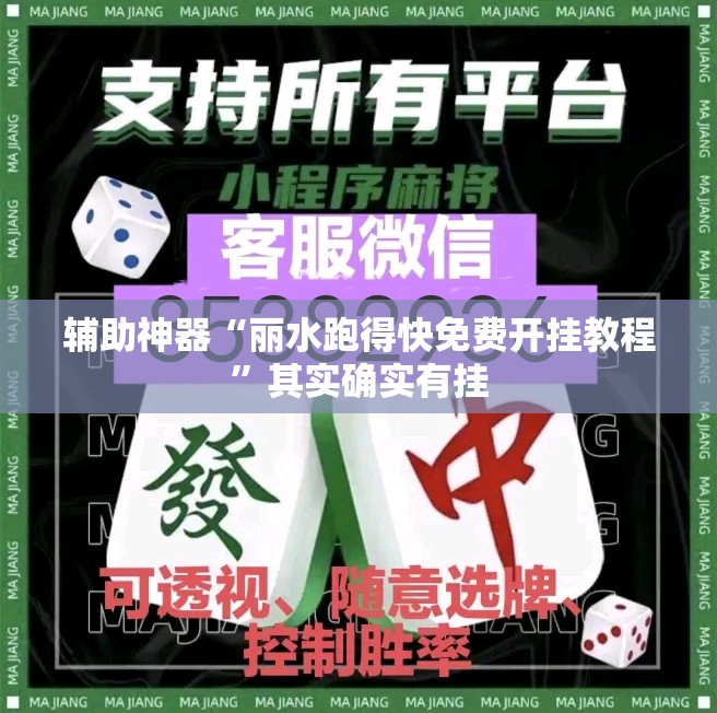 辅助神器“丽水跑得快免费开挂教程”其实确实有挂