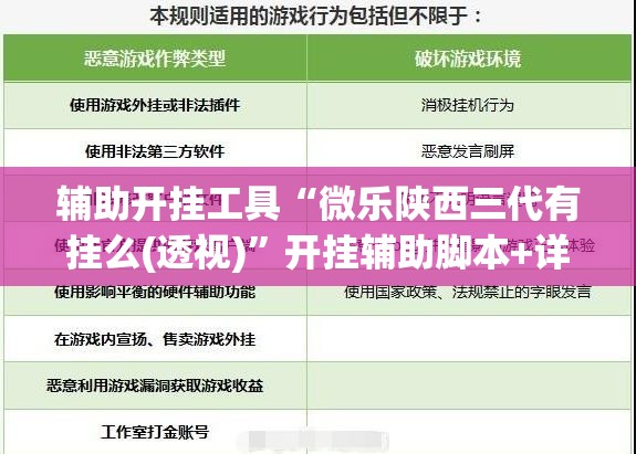 辅助开挂工具“微乐陕西三代有挂么(透视)”开挂辅助脚本+详细开挂安装教程