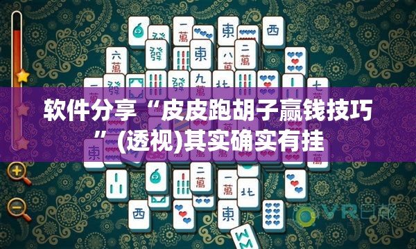 软件分享“皮皮跑胡子赢钱技巧”(透视)其实确实有挂