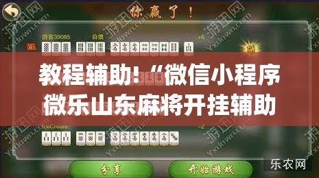 教程辅助!“微信小程序微乐山东麻将开挂辅助器通用版”(免费)开挂辅助教学(最新辅助开挂教程)
