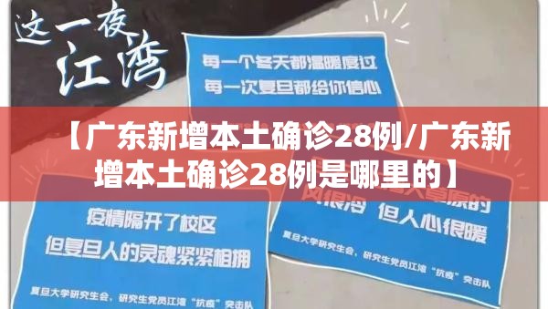 【广东新增本土确诊28例/广东新增本土确诊28例是哪里的】