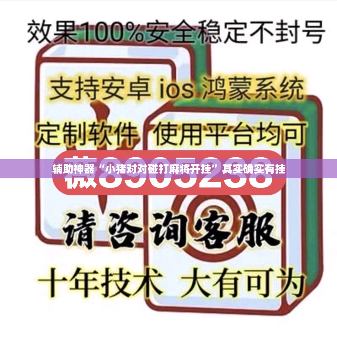 辅助神器“小猪对对碰打麻将开挂”其实确实有挂