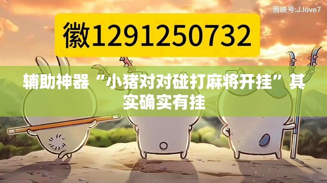 辅助神器“小猪对对碰打麻将开挂	”其实确实有挂