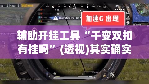 辅助开挂工具“千变双扣有挂吗”(透视)其实确实有挂