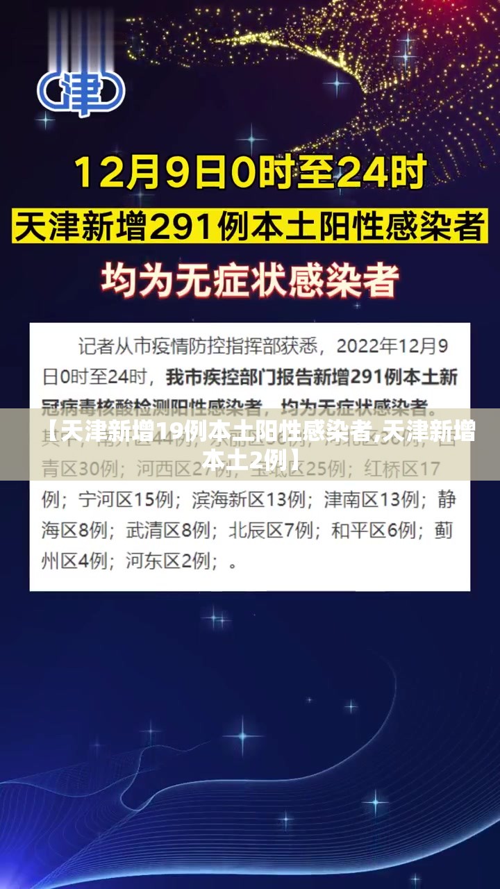 【天津新增19例本土阳性感染者,天津新增本土2例】