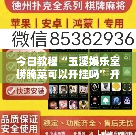 今日教程“玉溪娱乐室捞腌菜可以开挂吗”开挂辅助脚本+详细开挂安装教程