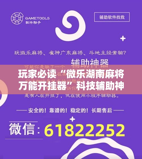 玩家必读“微乐湖南麻将万能开挂器	”科技辅助神器手机版