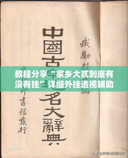 教程分享“家乡大贰到底有没有挂	”详细外挂透视辅助软件教程
