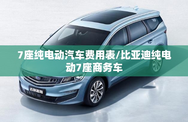 7座纯电动汽车费用表/比亚迪纯电动7座商务车