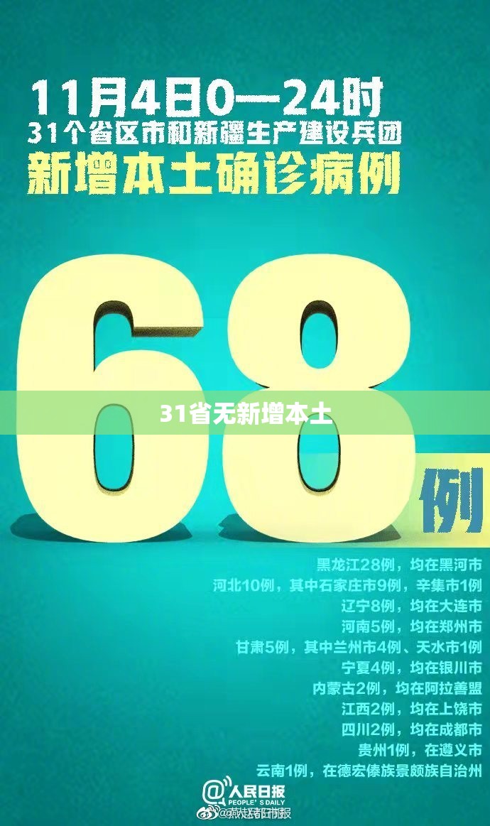 31省无新增本土（31省新增本土61例 本土无状23例）