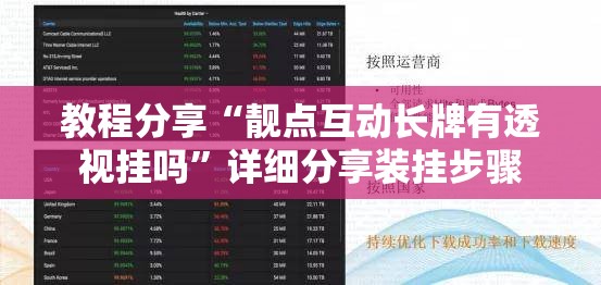 教程分享“靓点互动长牌有透视挂吗”详细分享装挂步骤