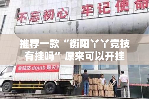 推荐一款“衡阳丫丫竞技有挂吗”原来可以开挂