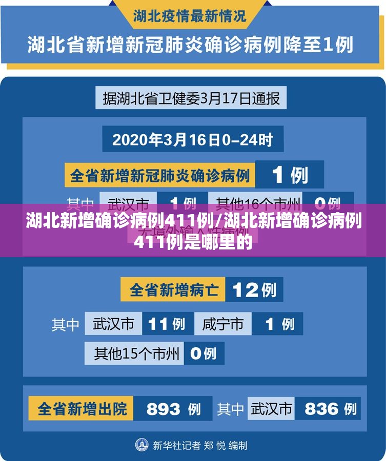 湖北新增确诊病例411例/湖北新增确诊病例411例是哪里的