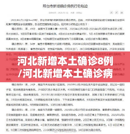 河北新增本土确诊8例/河北新增本土确诊病例33例轨迹