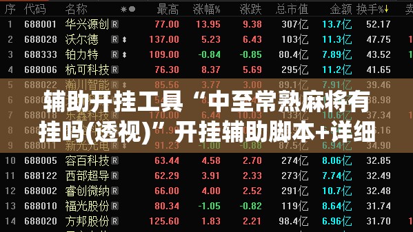 辅助开挂工具“中至常熟麻将有挂吗(透视)	”开挂辅助脚本+详细开挂安装教程