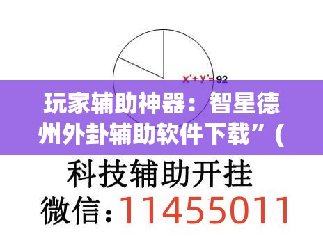 玩家辅助神器：智星德州外卦辅助软件下载”(透视挂)辅助下载教程
