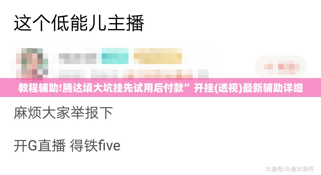 教程辅助!腾达填大坑挂先试用后付款”开挂(透视)最新辅助详细