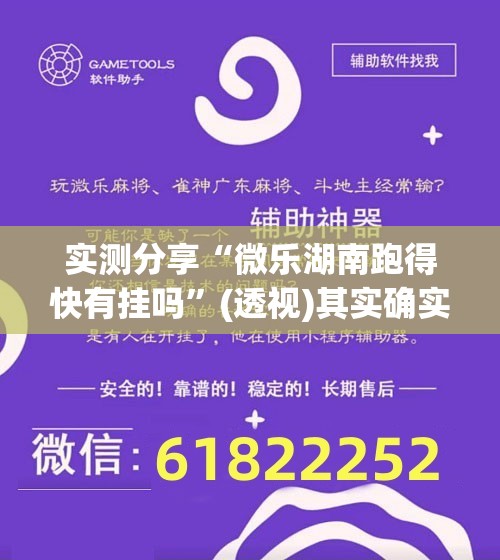 实测分享“微乐湖南跑得快有挂吗”(透视)其实确实有挂