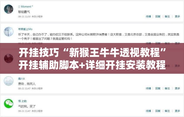开挂技巧“新猴王牛牛透视教程”开挂辅助脚本+详细开挂安装教程
