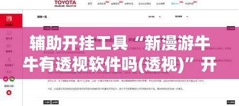 辅助开挂工具“新漫游牛牛有透视软件吗(透视)”开挂辅助脚本+详细开挂安装教程
