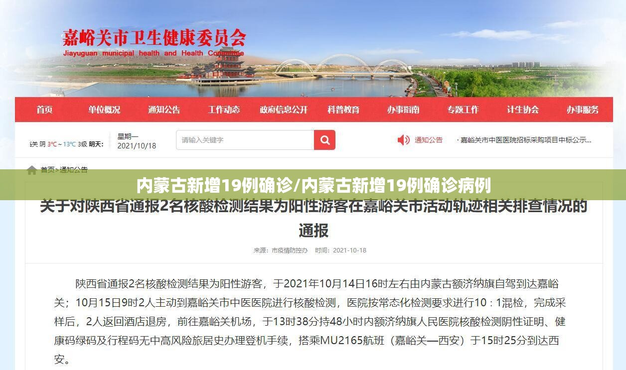 内蒙古新增19例确诊/内蒙古新增19例确诊病例