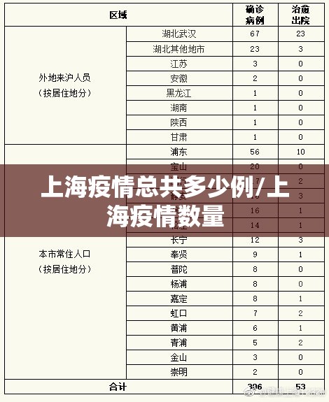 上海疫情总共多少例/上海疫情数量
