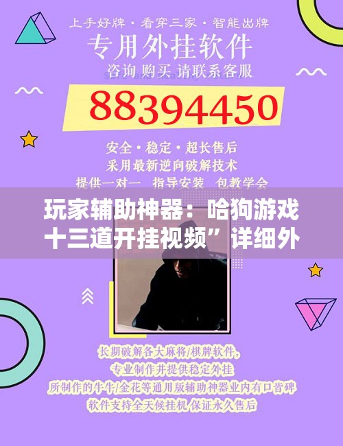 玩家辅助神器：哈狗游戏十三道开挂视频	”详细外挂透视辅助软件教程