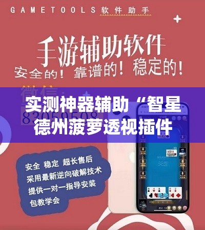 实测神器辅助“智星德州菠萝透视插件工具	”(辅助神器)开挂详细教程