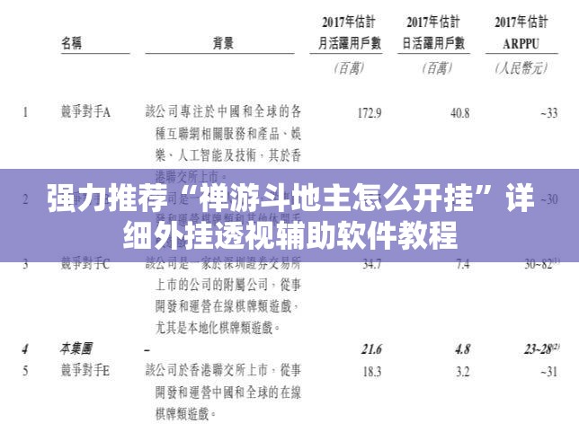 强力推荐“禅游斗地主怎么开挂”详细外挂透视辅助软件教程