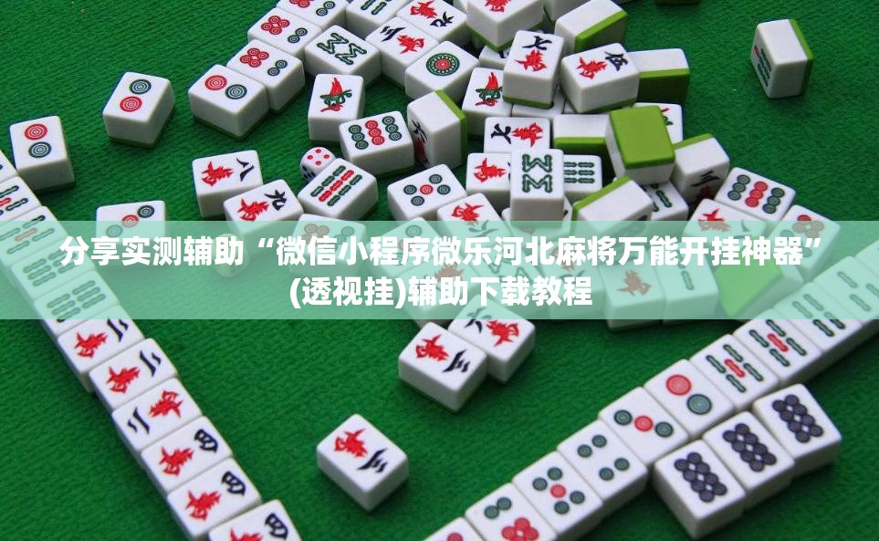 分享实测辅助“微信小程序微乐河北麻将万能开挂神器”(透视挂)辅助下载教程