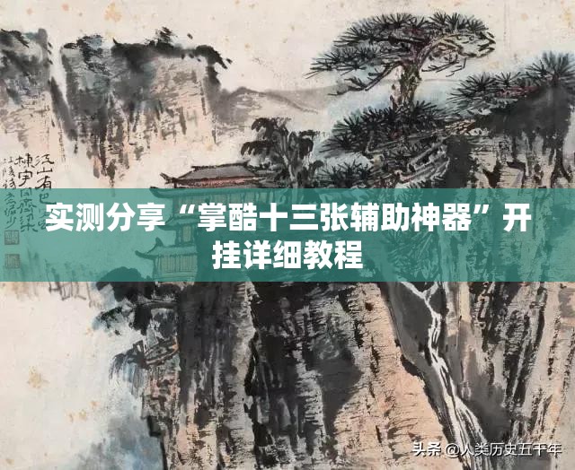实测分享“掌酷十三张辅助神器”开挂详细教程