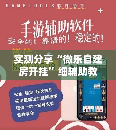 实测分享“微乐自建房开挂”细辅助教程分享