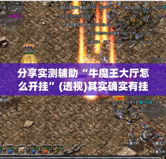 分享实测辅助“牛魔王大厅怎么开挂	”(透视)其实确实有挂