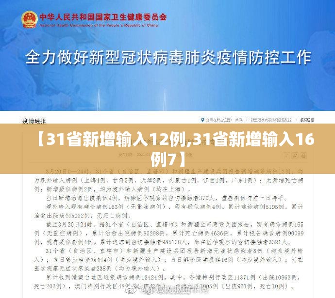 【31省新增输入12例,31省新增输入16例7】