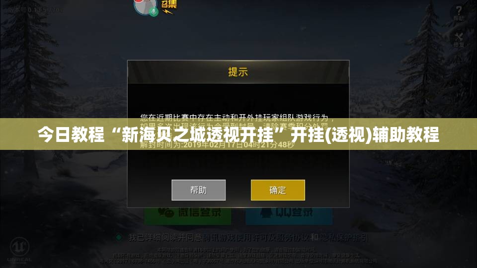 今日教程“新海贝之城透视开挂”开挂(透视)辅助教程