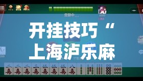 开挂技巧“上海泸乐麻将到底有没有挂”科技辅助神器手机版