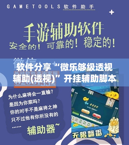 软件分享“微乐够级透视辅助(透视)”开挂辅助脚本+详细开挂安装教程