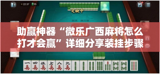 助赢神器“微乐广西麻将怎么打才会赢”详细分享装挂步骤