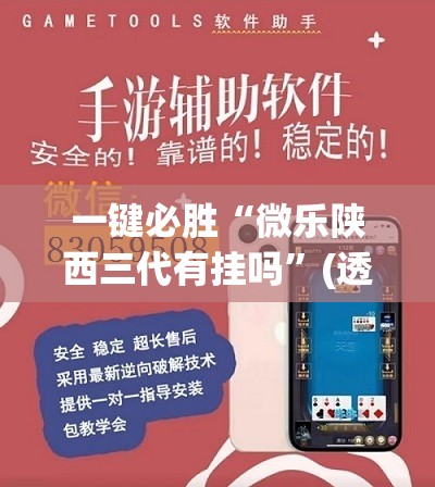 一键必胜“微乐陕西三代有挂吗”(透视挂)辅助下载教程