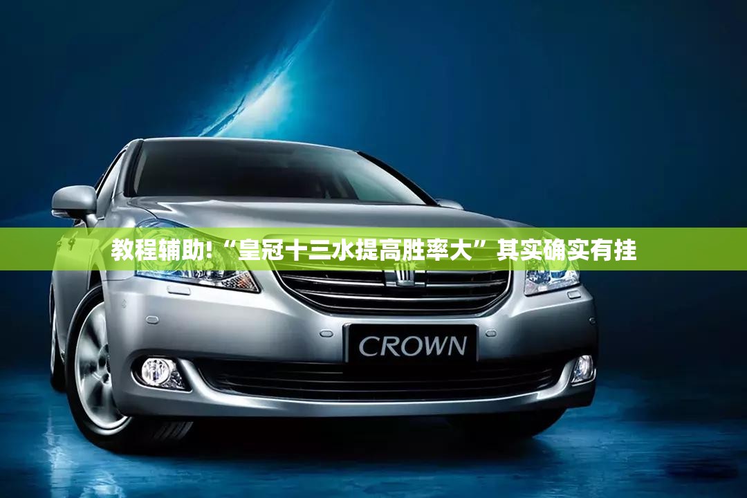 教程辅助!“皇冠十三水提高胜率大”其实确实有挂