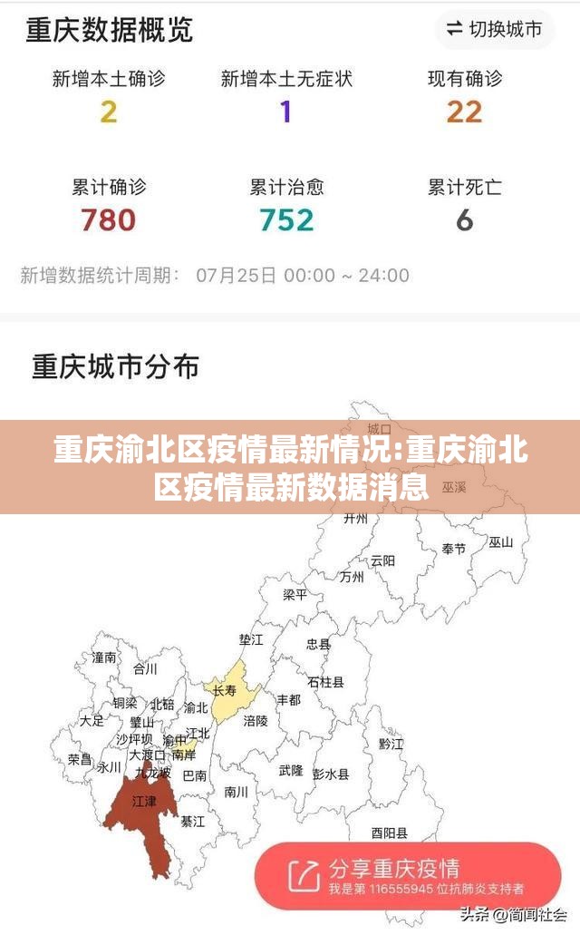 重庆渝北区疫情最新情况:重庆渝北区疫情最新数据消息