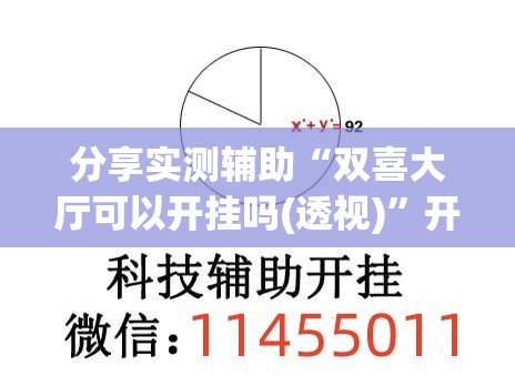 分享实测辅助“双喜大厅可以开挂吗(透视)”开挂辅助脚本+详细开挂安装教程