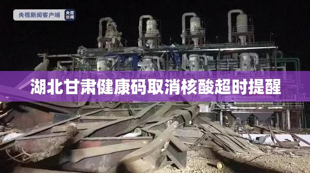 湖北甘肃健康码取消核酸超时提醒:甘肃健康码核酸检测