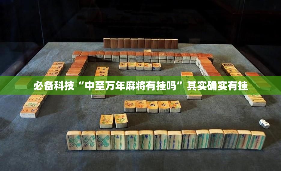 必备科技“中至万年麻将有挂吗”其实确实有挂