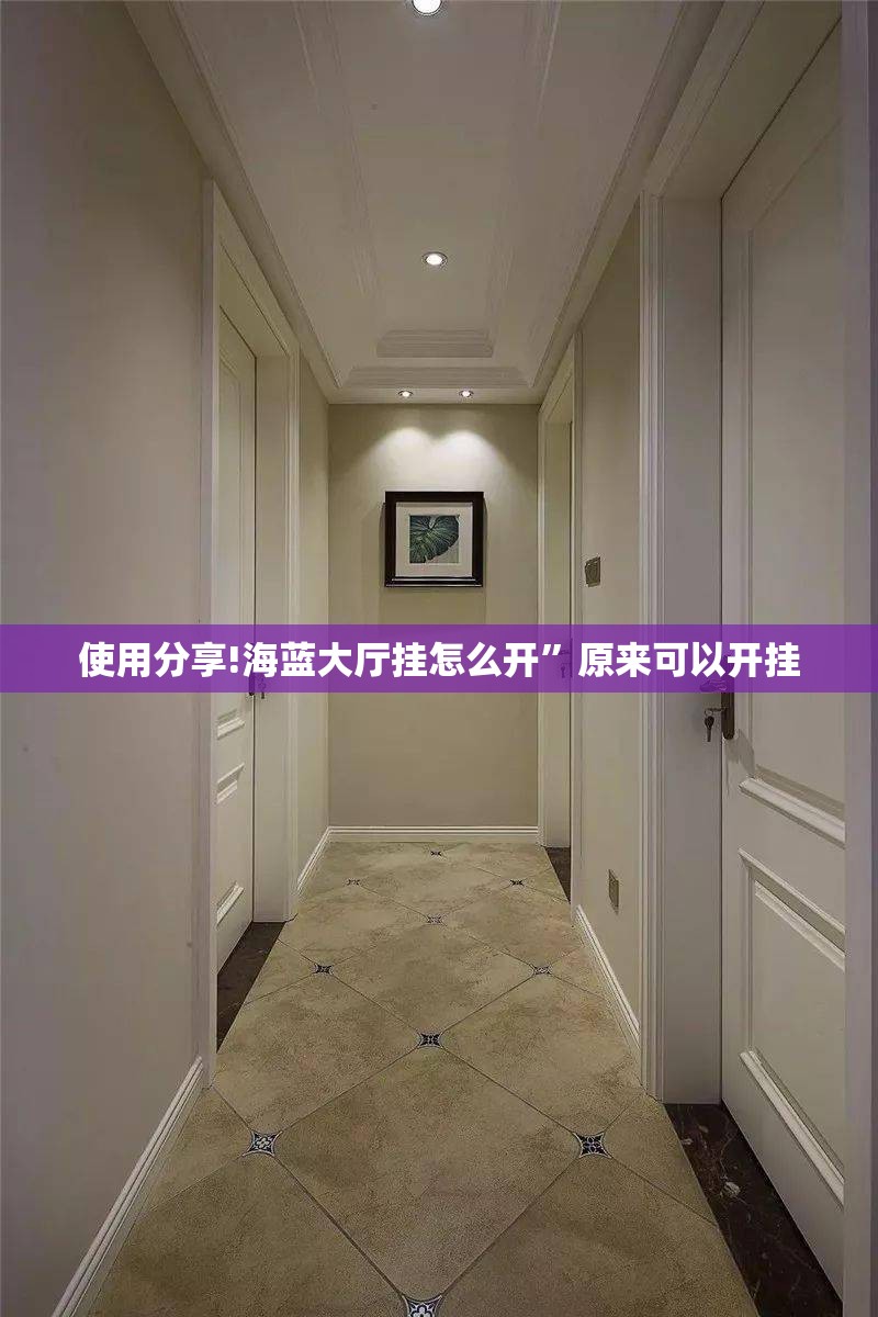 使用分享!海蓝大厅挂怎么开”原来可以开挂